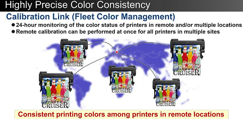 imagePROGRAF Color Calibration fleet managment