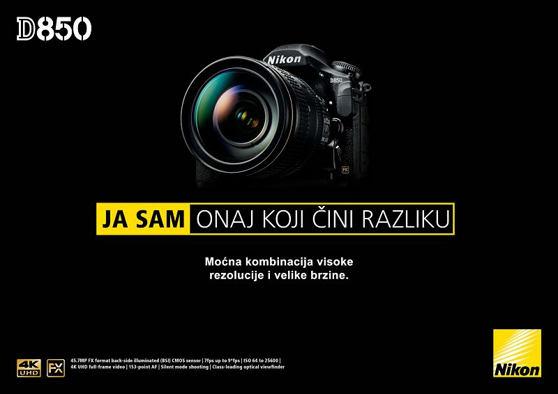 Nikon D850 Full Frame DSLR digitalni fotoaparat