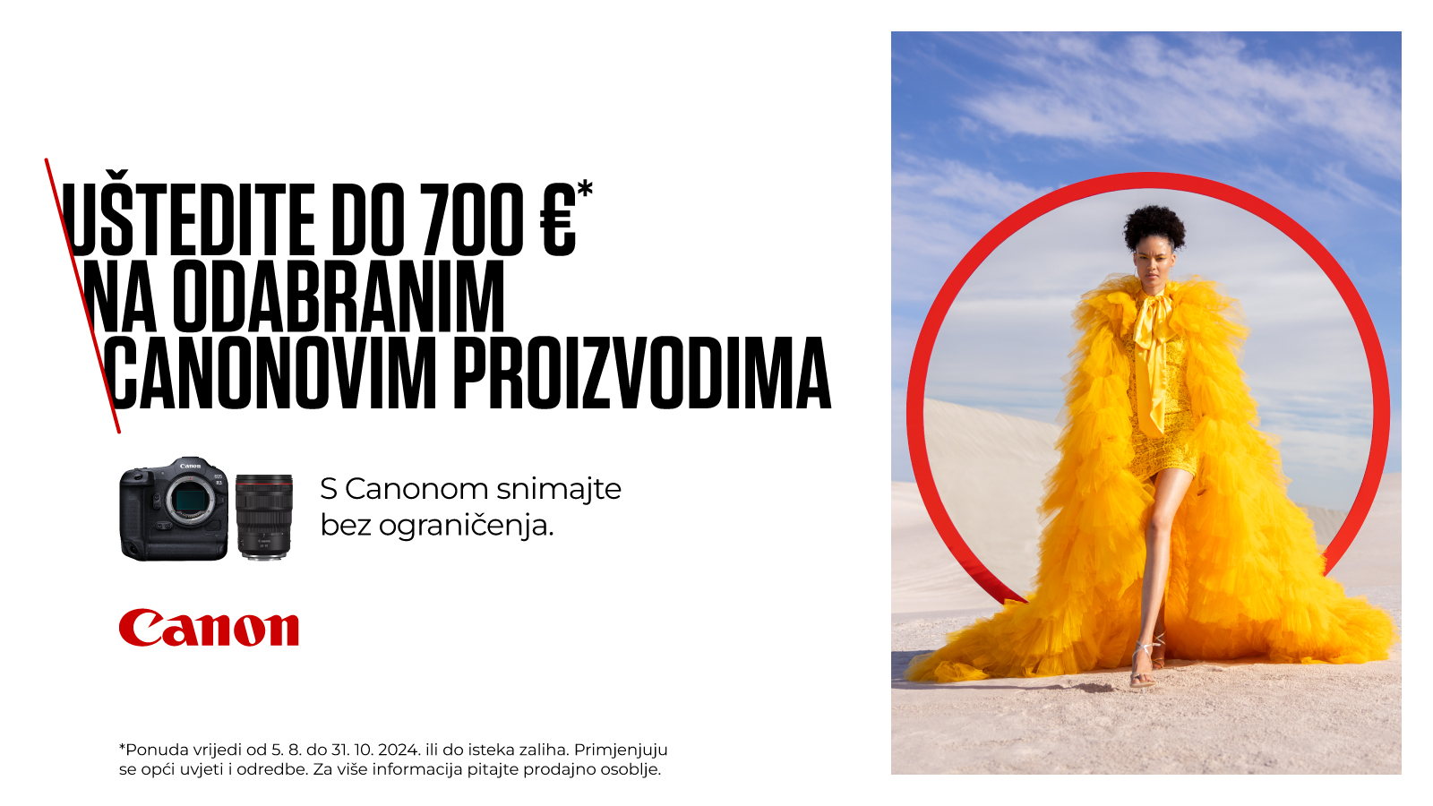 Canon R body i RF objektivi promocija