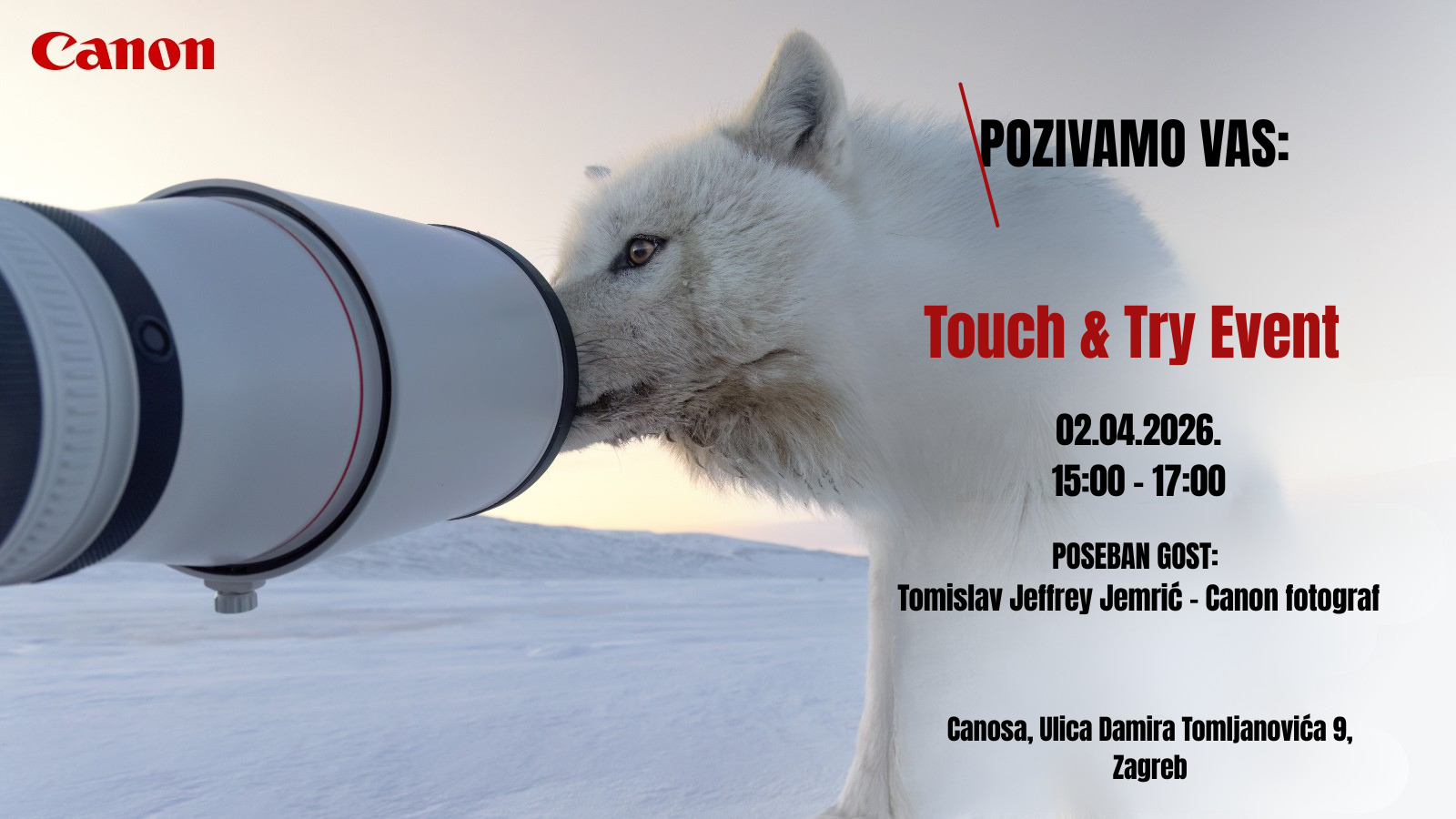 Testirajte Canon opremu uz Tomislava Jeffreya Jemrića!