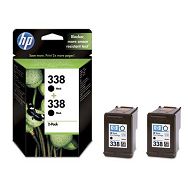 2-pack HP 338 crna tinta