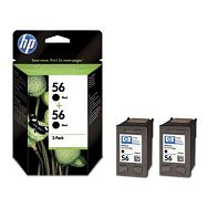 2-pack HP 56 crna tinta