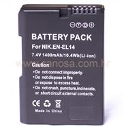 DSTE zamijenska baterija EN-EL15 za Nikon D600, D7000, D7100, D800 DSTBNK015