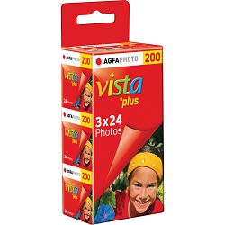 AgfaPhoto Vista plus 200 135-24 Color Negative 35mm film za 24 fotografije (pakiranje 3x filma)