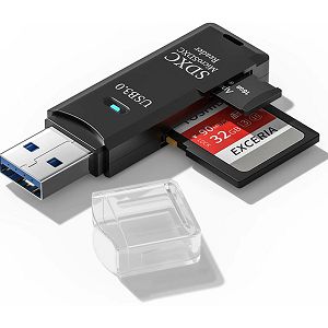 Asonic USB 3.0 MicroSD i SD čitač memorijskih kartica (N-UCR301)