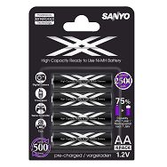 Sanyo Eneloop XX HR-3UWX-4BP, 4xAA 2500mAh punjive baterije