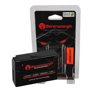 Berenstargh LP-E17 950mAh 7.2V baterija za Canon EOS 750D, 760D, 800D, RP, M3, M5, M6