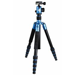 Bilora Twister Pro II Blue 158cm 10kg Blau plavi aluminijski stativ za fotoaparat alu tripod + ball head kuglasta glava (TP255-2)
