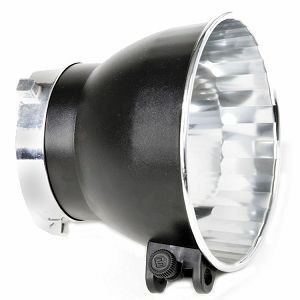 Bowens BW-1885 Wide angle 120° reflector 15cm with umbrella bracket and silver interior Reflectors & Accessories