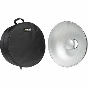 Bowens BW-1921 Silver 21" beauty dish packed in case Reflectors & Accessories