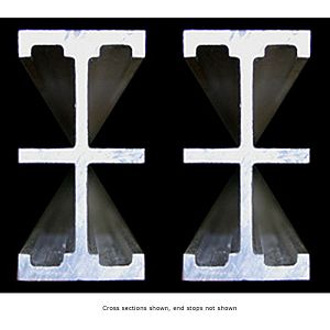 Bowens BW-2600/1 3m single hi-glide support rail inc end stops Hi Glide Rail System