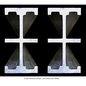 Bowens BW-2601 4.5m hi-glide support rails (pair) inc end stops Hi Glide Rail System