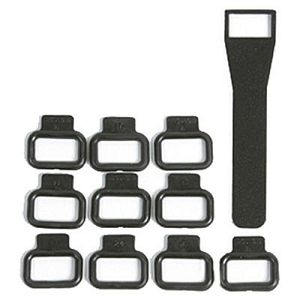 Bowens BW-2625 Cable fixing kit large band (set of 10) Hi Glide Rail System