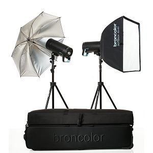 Broncolor Minicom Expert kit RFS 2 5500 K  optimized for 230 V or 120 V Monolight