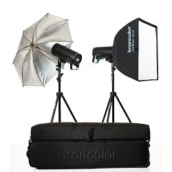 Broncolor SIROS 800S Expert KIT 2 RFS 2.1 komplet 2x 800Ws + 1x softbox 60x60cm + reflektirajući kišobran 85cm (31.685.XX)