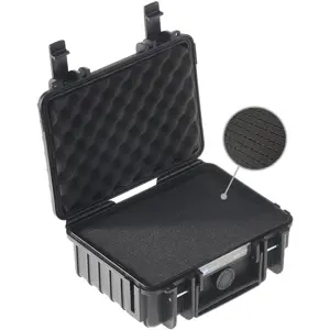 B&W Outdoor Cases Type 500 Black (pre-cut foam) zaštitni kofer s unaprijed izrezanom pjenom (500/B/SI)