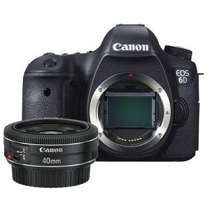 Canon EOS 6D GPS WIFI + EF 40mm f/2.8 STM DSLR digitalni fotoaparat s objektivom 40 2.8 (8035B051AA)