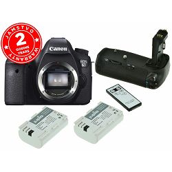 Canon EOS 6D Body Wi-Fi GPS + Jupio grip BG-E13 držač baterija + daljinski okidač + 2x Jupio LP-E6 Ultra 2000mAh baterije