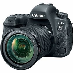 Canon EOS 6D Mark II + 24-105 IS STM DSLR Full Frame Digitalni fotoaparat i standardni zoom objektiv EF 24-105mm 3.5-5.6 (1897C022AA)