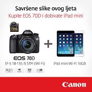Canon EOS 70D WiFi + EF 18-135 STM IS + ipad mini