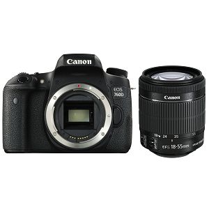 Canon EOS 760D + 18-55 IS STM digitalni DSLR fotoaparat + EF-S 18-55mm f/3.5-5.6 IS STM Zoom objektiv 