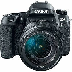 Canon EOS 77D + 18-135 IS USM NANO DSLR Camera with lens Digitalni fotoaparat i objektiv EF-S 18-135mm f/3.5-5.6 (1892C004AA)