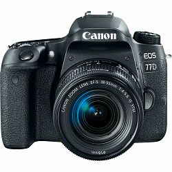 Canon EOS 77D + 18-55 IS STM DSLR Camera with lens Digitalni fotoaparat i objektiv EF-S 18-55mm f/4-5.6 (1892C017AA)