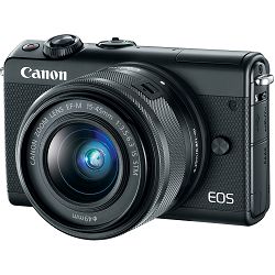 Canon EOS M100 + 15-45 IS STM Black Mirrorless Digital Camera crni Digitalni fotoaparat s objektivom EF-M 15-45mm 3.5-6.3 (2209C049AA)