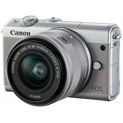 Canon EOS M100 + 15-45 IS STM Gray Mirrorless Digital Camera sivi Digitalni fotoaparat s objektivom EF-M 15-45mm 3.5-6.3 (2211C049AA)