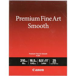 Canon Premium Fine Art Smooth FA-SM1 42x59.4cm A2 25 listova foto papir za ispis fotografije Cotton matte 310gsm ISO85 0.42mm 25 sheets FASM1A3+ (BS1711C004AA)