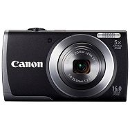 Canon PS A3500IS, 16MP,5x, HDvideo, WiFi, crni