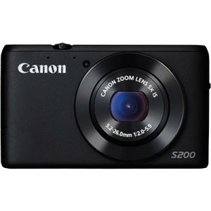 Canon PowerShot S200 digitalni fotoaparat crni S200IS 10,1MP, 5x zoom, 3" LCD , WiFi, crni