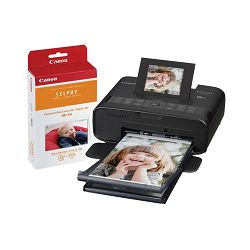 Canon Selphy CP1200 KIT Black crni termalni sublimacijski printer Wireless Compact Photo termosublimacijski pisač (0599C013AA)