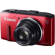 Canon SX280HS, 12.1M, 20x, 3" GPS, crveni