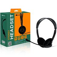 Headset CANYON CNR-FHS04 (20Hz-20kHz, External Microphone, Cable, 2.3m) Black, Retail