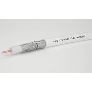 Cavi Europack Coaxial Cable CATV 1.13/4.8 AF PVC Tri Shield Eca Drop Cable spool 500m