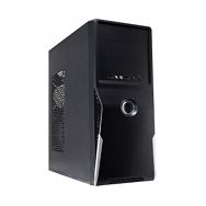 Chassis AKYGA Micro Tower Micro ATX, 2xUSB2.0, Galvanized Steel, PSU optional, Black
