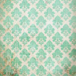 Click Props Background Vinyl with Print Damask Distressed Greem 1,52x1,52m studijska foto pozadina s grafikom