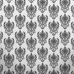 Click Props Background Vinyl with Print Damask2 W Black 1,52x1,52m studijska foto pozadina s grafikom
