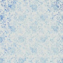 Click Props Background Vinyl with Print Faded Roses Blue 1,52x1,52m studijska foto pozadina s grafikom