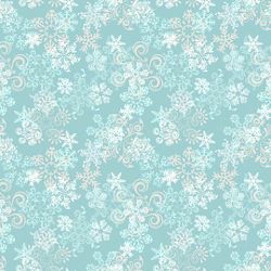 Click Props Background Vinyl with Print Snowflake Blue 1,52x1,52m studijska foto pozadina s grafikom