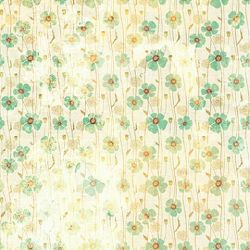 Click Props Background Vinyl with Print Dirty Green Poppies 1,52x1,52m studijska foto pozadina s grafikom
