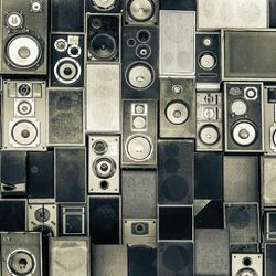 Click Props Background Vinyl with Print Vintage Speakers 1,52x1,52m studijska foto pozadina s grafikom