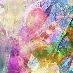 Click Props Background Vinyl with Print Paint Splash 1,52x1,52m studijska foto pozadina s grafikom