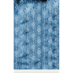 Click Props Background Vinyl with Print Distressed Wallpaper Blue 1.52x2.44m studijska foto pozadina s grafikom