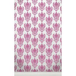Click Props Background Vinyl with Print Damask2 W Pink 1.52x2.44m studijska foto pozadina s grafikom