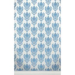 Click Props Background Vinyl with Print Damask W Blue 1.52x2.44m studijska foto pozadina s grafikom