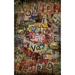 Click Props Background Vinyl with Print Paper Clippings 1.52x2.44m studijska foto pozadina s grafikom