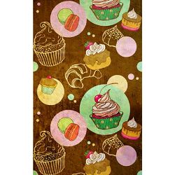 Click Props Background Vinyl with Print Cupcakes 1.52x2.44m studijska foto pozadina s grafikom