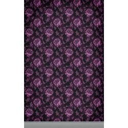 Click Props Background Vinyl with Print Floral Wallpaper Pink 1.52x2.44m studijska foto pozadina s grafikom